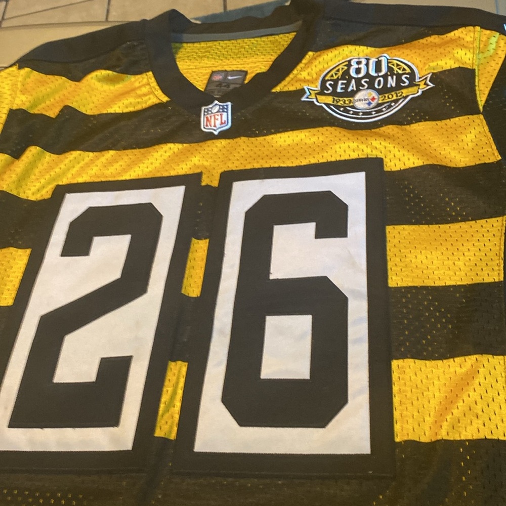 1933 throwback jersey Le’Veon Bell Nike jersey special 80 season patch number 26